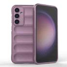 For Samsung Galaxy S23 FE 5G Magic Shield TPU + Flannel Phone Case(Purple) - 1