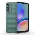 For Samsung Galaxy A05s 4G Magic Shield TPU + Flannel Phone Case(Dark Green) - 1