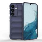 For Samsung Galaxy S24+ 5G Magic Shield TPU + Flannel Phone Case(Dark Blue) - 1