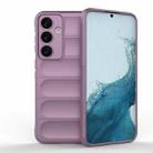 For Samsung Galaxy S24+ 5G Magic Shield TPU + Flannel Phone Case(Purple) - 1