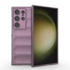 For Samsung Galaxy S24 Ultra 5G Magic Shield TPU + Flannel Phone Case(Purple) - 1