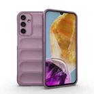 For Samsung Galaxy M15 5G Global Magic Shield TPU + Flannel Phone Case(Purple) - 1