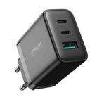 JOYRO0M JR-TCF10 32W Dual USB-C/Type-C+USB Fast Charger, Plug:EU Plug(Black) - 1