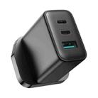 JOYRO0M JR-TCF10 32W Dual USB-C/Type-C+USB Fast Charger, Plug:UK Plug(Black) - 1