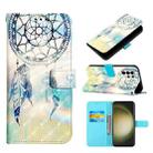 For Samsung Galaxy S24 Ultra 5G 3D Painting Horizontal Flip Leather Phone Case(Dream Wind Chimes) - 1