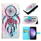 For Samsung Galaxy S24+ 5G 3D Painting Horizontal Flip Leather Phone Case(Color Drop Wind Chimes) - 1