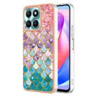 For Honor X6a Electroplating IMD TPU Phone Case(Colorful Scales) - 1