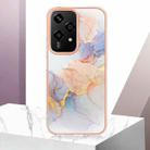 For Honor 200 Lite Global Electroplating IMD TPU Phone Case(White Marble) - 2