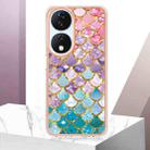For Honor X7b 4G / X7b 5G Electroplating IMD TPU Phone Case(Colorful Scales) - 2