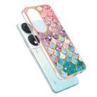 For Honor X7b 4G / X7b 5G Electroplating IMD TPU Phone Case(Colorful Scales) - 3