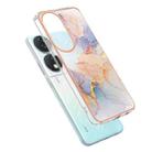 For Honor X7b 4G / X7b 5G Electroplating IMD TPU Phone Case(White Marble) - 3