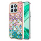 For Honor X8b Electroplating IMD TPU Phone Case(Colorful Scales) - 1