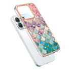 For Honor X8b Electroplating IMD TPU Phone Case(Colorful Scales) - 3