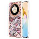 For Honor X9b Electroplating IMD TPU Phone Case(Pink Scales) - 1