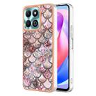 For Honor X6b Electroplating IMD TPU Phone Case(Pink Scales) - 1