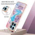 For Honor X6b Electroplating IMD TPU Phone Case(Blue Marble) - 3