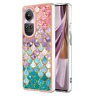 For OPPO Reno10 Pro 5G Global Electroplating IMD TPU Phone Case(Colorful Scales) - 1