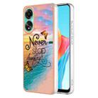 For OPPO A78 4G Electroplating IMD TPU Phone Case(Dream Butterfly) - 1