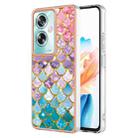 For OPPO A79 5G Global Electroplating IMD TPU Phone Case(Colorful Scales) - 1