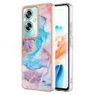 For OPPO A79 5G Global Electroplating IMD TPU Phone Case(Blue Marble) - 1