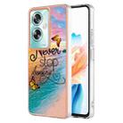 For OPPO A79 5G Global Electroplating IMD TPU Phone Case(Dream Butterfly) - 1