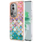 For OPPO Reno11 Pro 5G Global Electroplating IMD TPU Phone Case(Colorful Scales) - 1