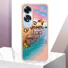 For OPPO A60 Electroplating IMD TPU Phone Case(Dream Butterfly) - 2