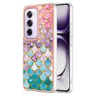 For OPPO Reno12 Pro Global Electroplating IMD TPU Phone Case(Colorful Scales) - 1