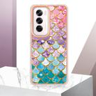 For OPPO Reno12 Global Electroplating IMD TPU Phone Case(Colorful Scales) - 2