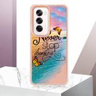 For OPPO Reno12 Global Electroplating IMD TPU Phone Case(Dream Butterfly) - 2