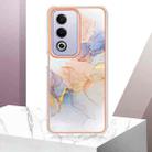 For OPPO A80 5G / A3 Pro Global Electroplating IMD TPU Phone Case(White Marble) - 2