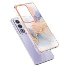 For OPPO A80 5G / A3 Pro Global Electroplating IMD TPU Phone Case(White Marble) - 3