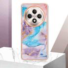 For OPPO Reno12 F 5G Electroplating IMD TPU Phone Case(Blue Marble) - 2