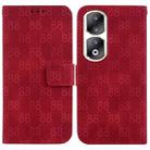 For Honor X5 Double 8-shaped Embossed Leather Phone Case(Red) - 1