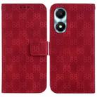 For Honor X5 Plus / Play 40C Double 8-shaped Embossed Leather Phone Case(Red) - 1