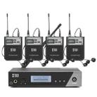 XTUGA  IEM1100 Professional Wireless In Ear Monitor System 4 BodyPacks(UK Plug) - 1