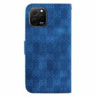 For Huawei nova Y61 / Enjoy 50z Double 8-shaped Embossed Leather Phone Case(Blue) - 3