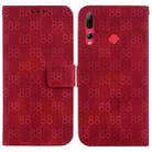For Huawei P Smart Z / Y9 Prime 2019 Double 8-shaped Embossed Leather Phone Case(Red) - 1