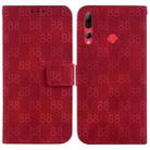 For Huawei P Smart+ 2019 / Enjoy 9s Double 8-shaped Embossed Leather Phone Case(Red) - 1