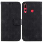 For Huawei P Smart+ 2019 / Enjoy 9s Double 8-shaped Embossed Leather Phone Case(Black) - 1