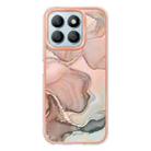 For Honor X8b Electroplating Marble Dual-side IMD Phone Case(Rose Gold 015) - 3