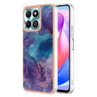 For Honor X6b Electroplating Marble Dual-side IMD Phone Case(Purple 016) - 1