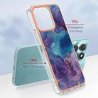 For Honor X6b Electroplating Marble Dual-side IMD Phone Case(Purple 016) - 2