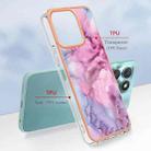 For Honor X6b Electroplating Marble Dual-side IMD Phone Case(Pink 013) - 2