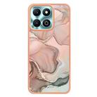 For Honor X6b Electroplating Marble Dual-side IMD Phone Case(Rose Gold 015) - 3