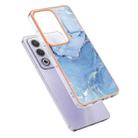 For OPPO A80 5G / A3 Pro Global Electroplating Marble Dual-side IMD Phone Case(Blue 018) - 3