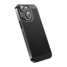 For iPhone 14 Ice Sense Heat Dissipation Electroplating PC Phone Case(Black) - 1