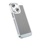 For iPhone 14 Ice Sense Heat Dissipation Electroplating PC Phone Case(Silver) - 1