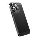 For iPhone 14 Pro Max Ice Sense Heat Dissipation Electroplating PC Phone Case(Black) - 1