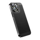 For iPhone 13 Pro Max Ice Sense Heat Dissipation Electroplating PC Phone Case(Black) - 1